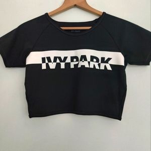 IVY PARK Black Crop Top Women's Size M